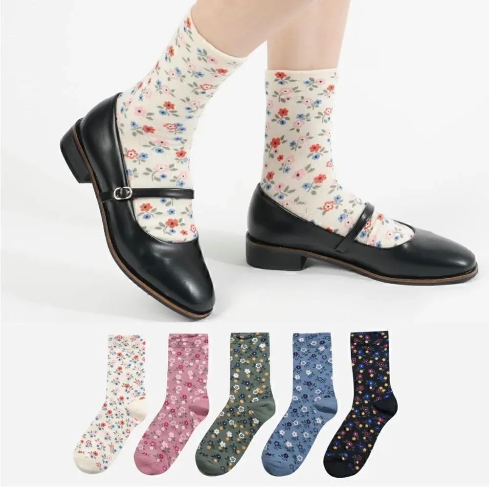 Floral Sock Set 🌸 - Picture 2 of 7